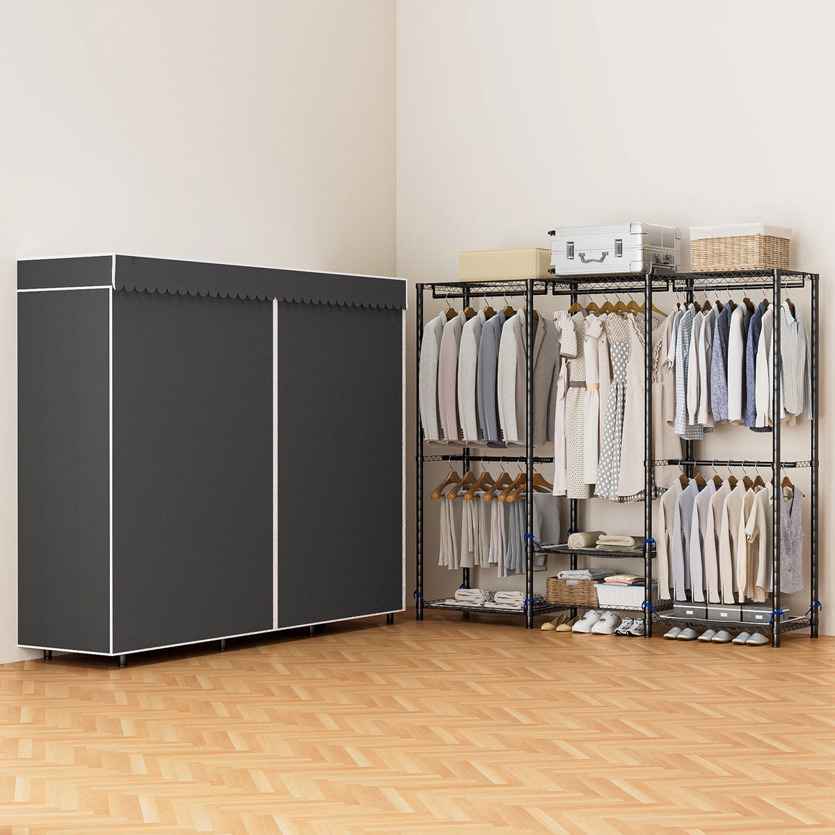 Heavy-Duty Portable Wardrobe & Closet Organizer