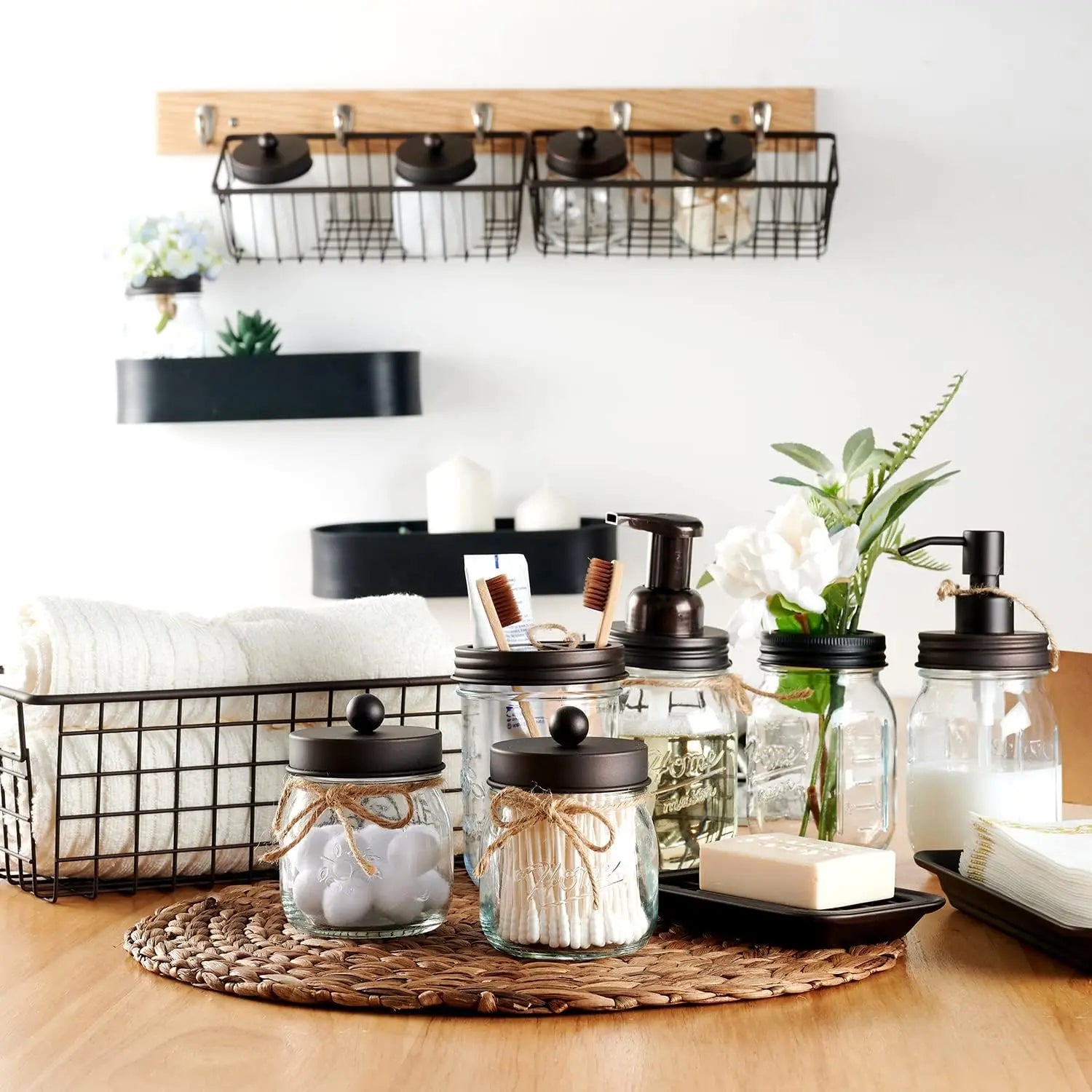 Heritage Ridge Farmhouse Bathroom Accessory Set