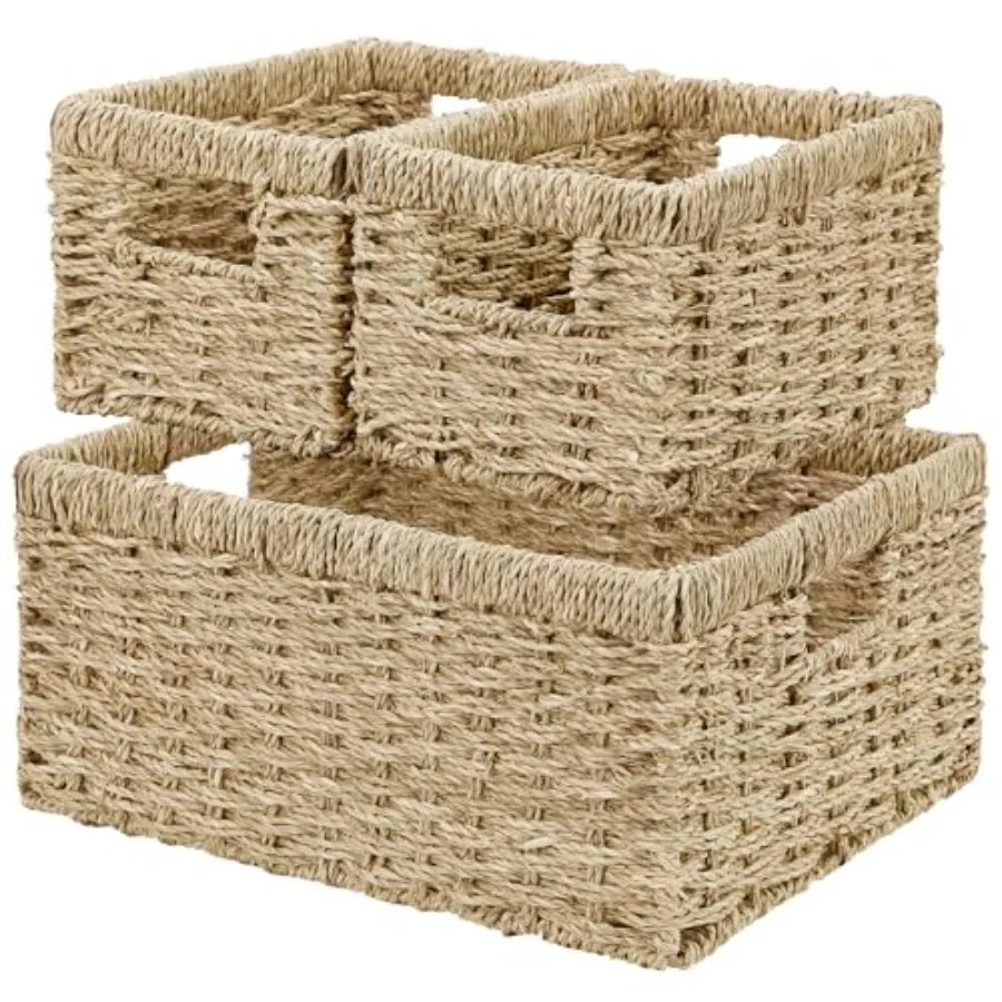 Willow Haven Woven Storage Basket Collection – Set of 3