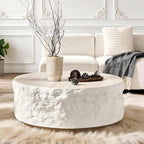 Sculpted Oval Coffee Table