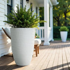 Outdoor Resin Planter Set – 21 Inch (2 Piece)