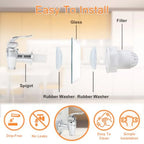 Haven Ridge Entertain Glass Beverage Dispenser Set with Fruit Infuser