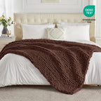 Haven Ridge Chunky Knit Chenille Throw Blanket