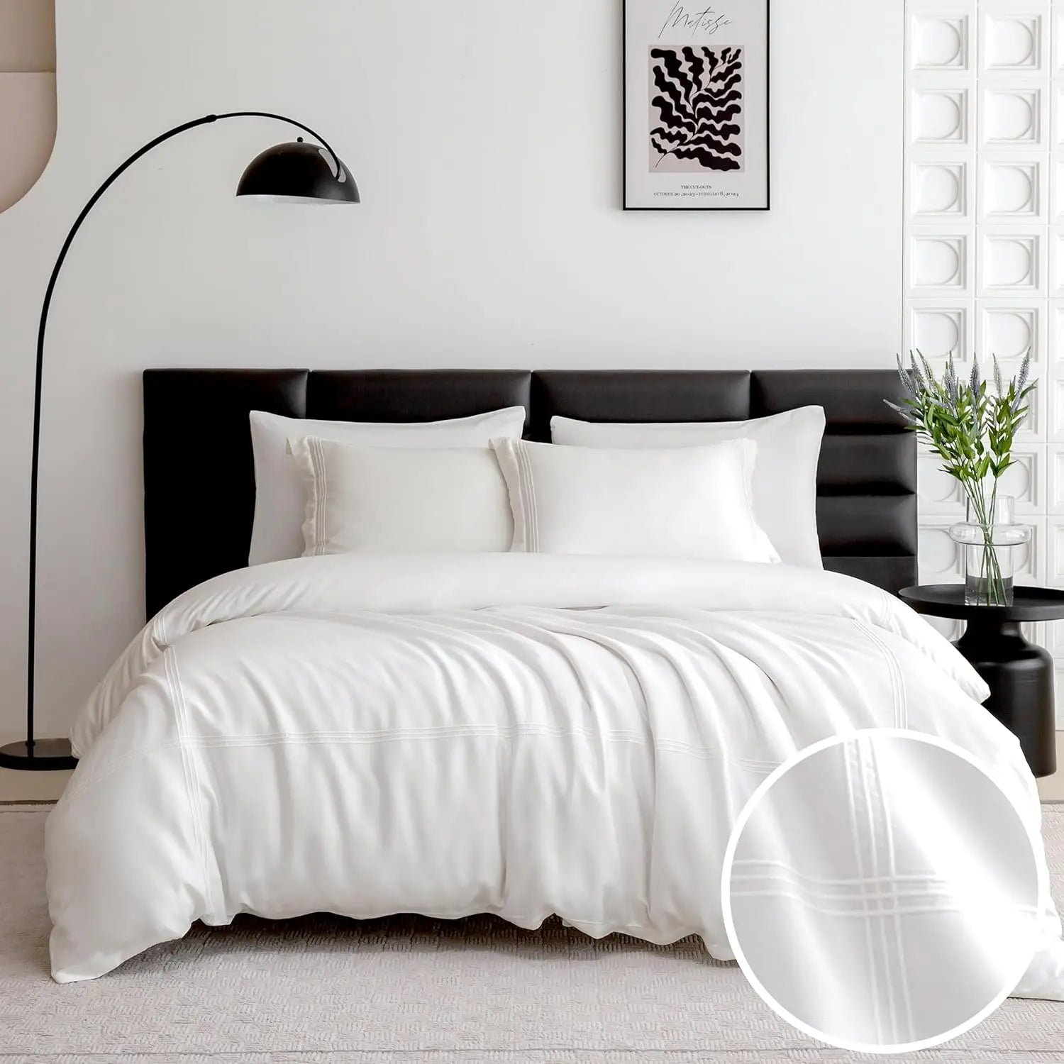 Haven Luxe Eucalyptus Tencel Cooling Duvet Cover Set – 3 Piece