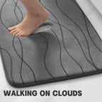Haven Cloud Memory Foam Bathroom Rug Collection