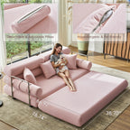 FlexLounge Convertible Sleeper Chair & Floor Sofa Bed