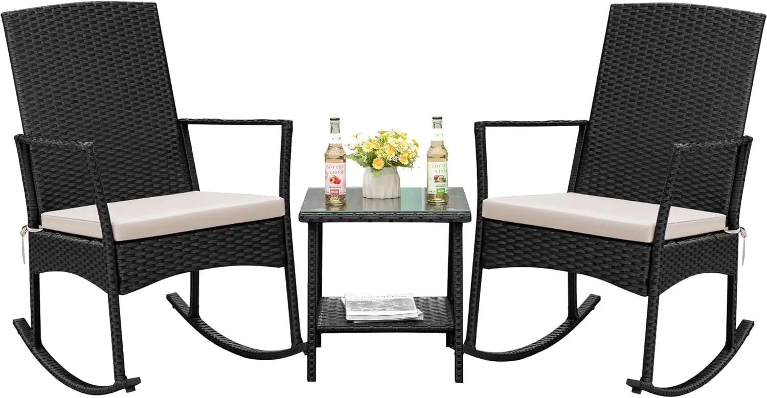 Harbor Ridge Outdoor Rocking Chair Set