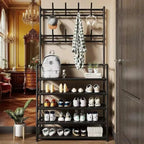 EntryEase Multi-Tier Entryway Shoe Rack & Storage Organizer