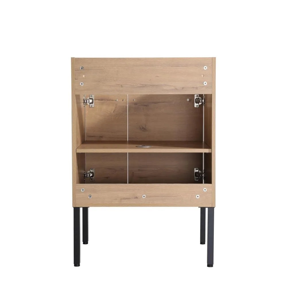24 Inch Bathroom Vanity With Sink, Freestanding Bathroom Vanity or Floating is Optional Conversion24*18