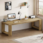 Haven Ridge Collaborative Workspace Desk – 86.6 Inch Double Workstation