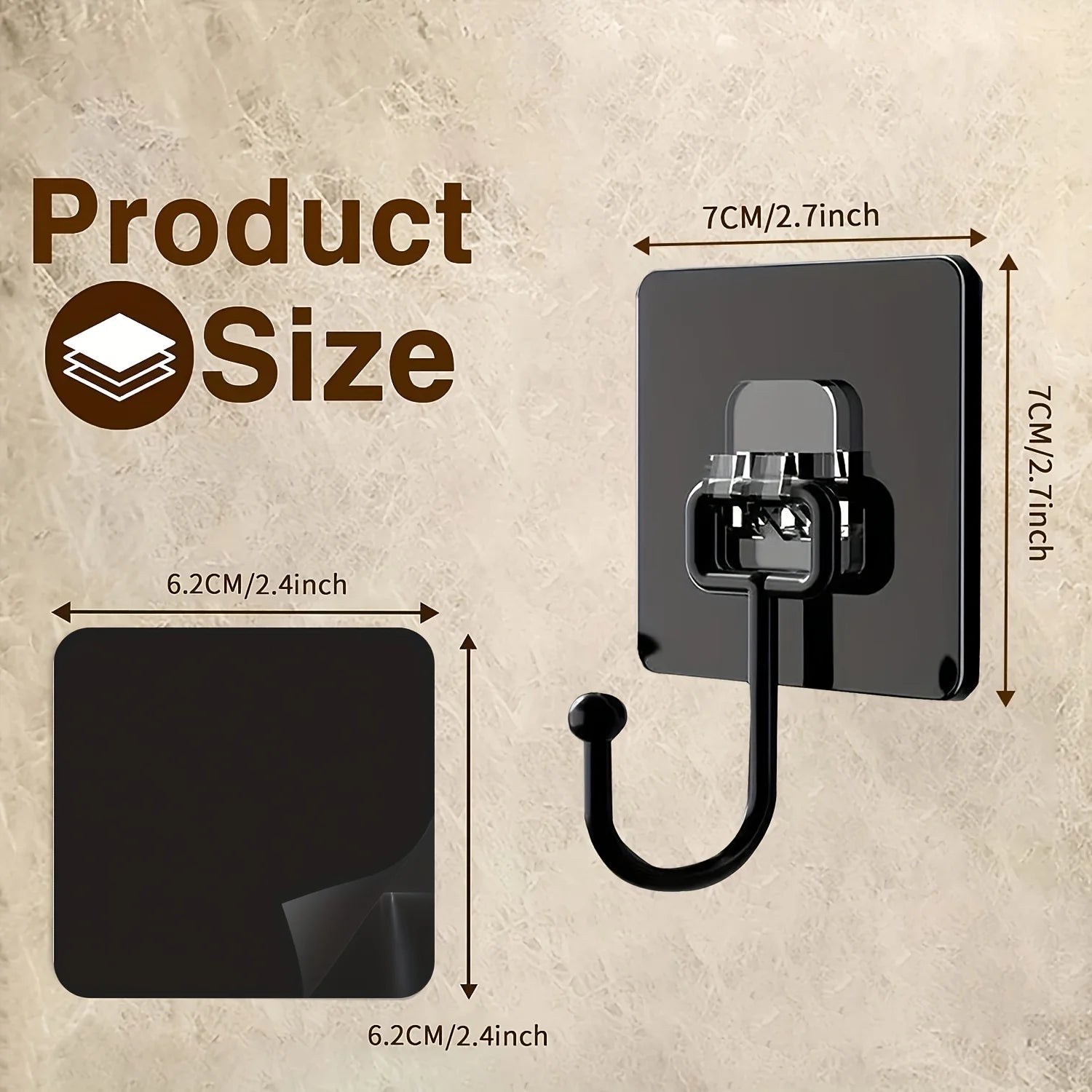 HavenGrip Waterproof Wall Hooks