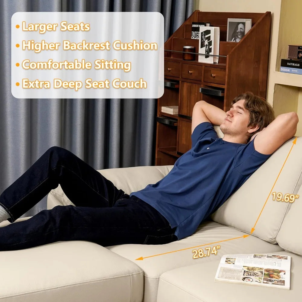 Haven Luxe Modular Leather Sectional Sofa