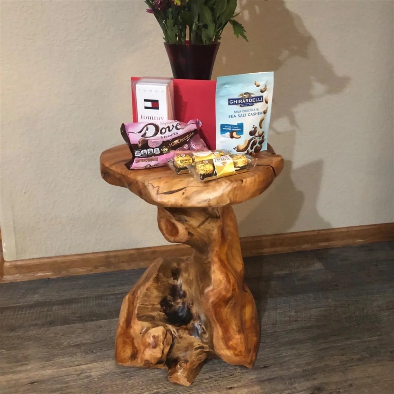 Cedar Grove Rootwood Accent Stool