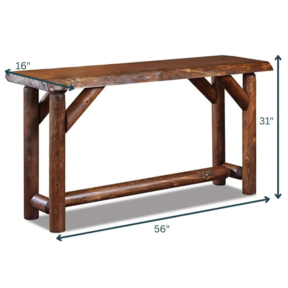 Timber Ridge Live Edge Console Table