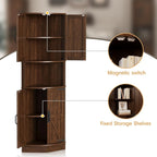 Haven Ridge Heritage Farmhouse Corner Storage Cabinet
