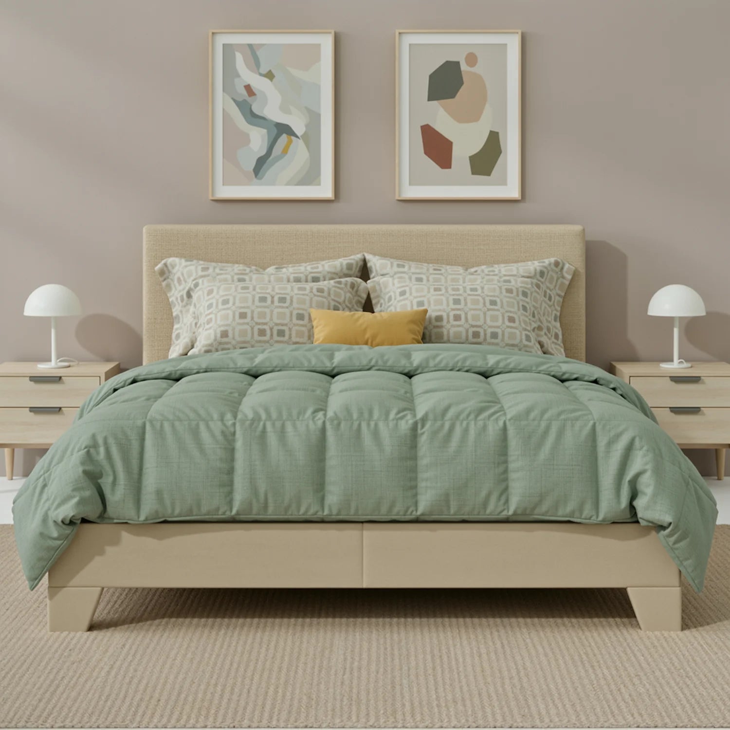 Meadow Ridge Upholstered Platform Bed Frame