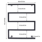 Noir Spa Wall-Mounted Heated Towel Rack