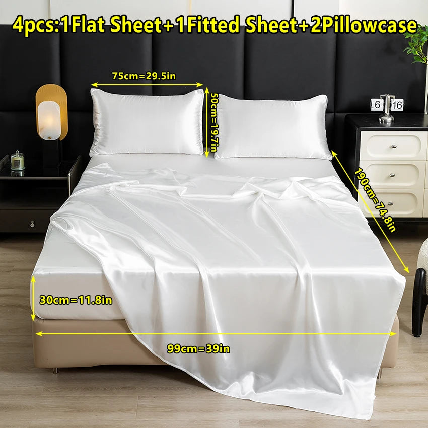 Silk Haven Satin Sheet Set