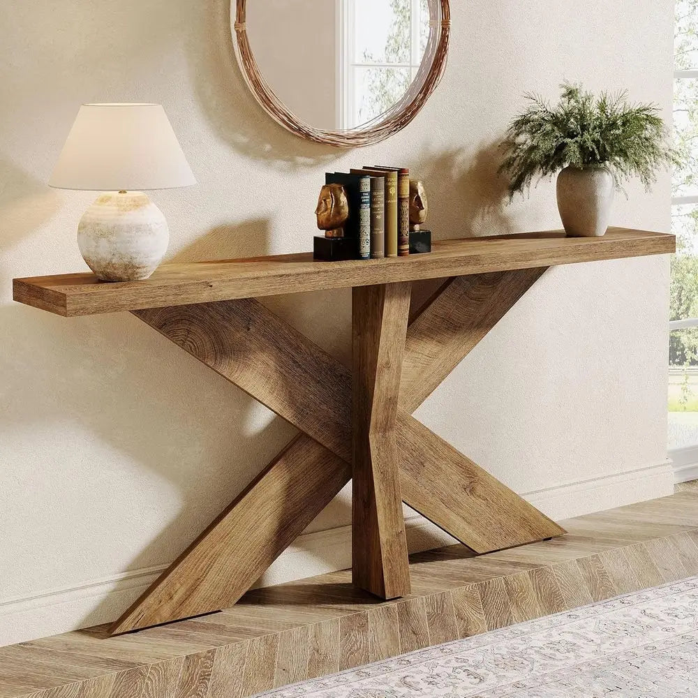Oak Hollow Farmhouse Console Table