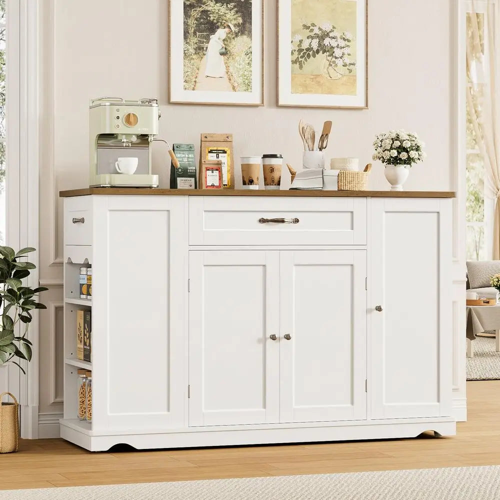 Haven Ridge Rolling Kitchen Island Cart