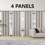 Midnight Wave Blackout Thermal Curtain Set
