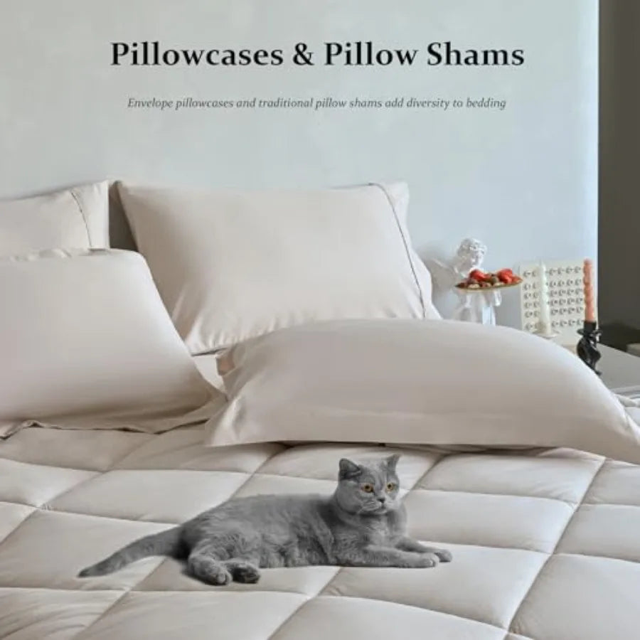 WhisperCloud 8-Piece Luxury Comforter Bed-in-a-Bag Set