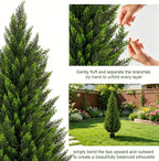 Evergreen Cedar Faux Topiary Tree