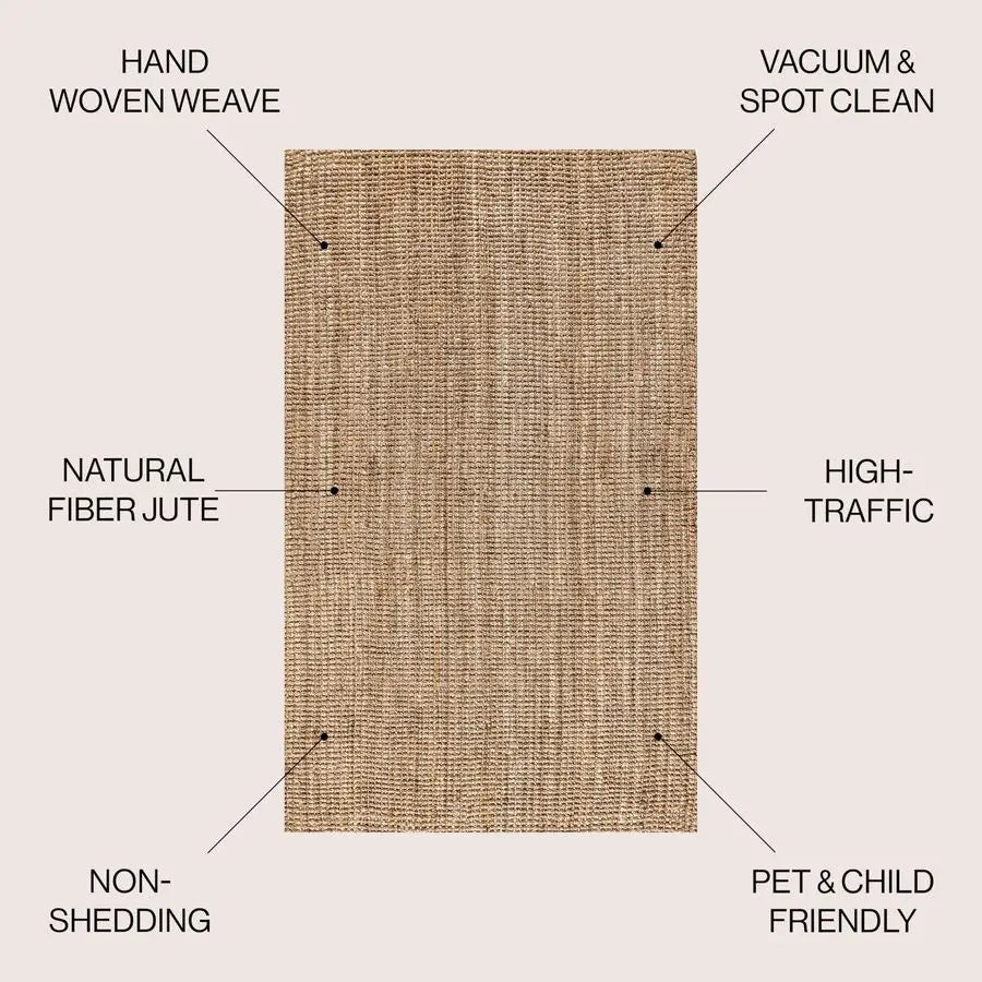 Sierra Chunky Handwoven Jute Rug