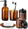 Amber Haven Rustic Bathroom Accessory Set