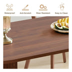 Heritage Ridge Oval Farmhouse Dining Table – 70.8 Inch