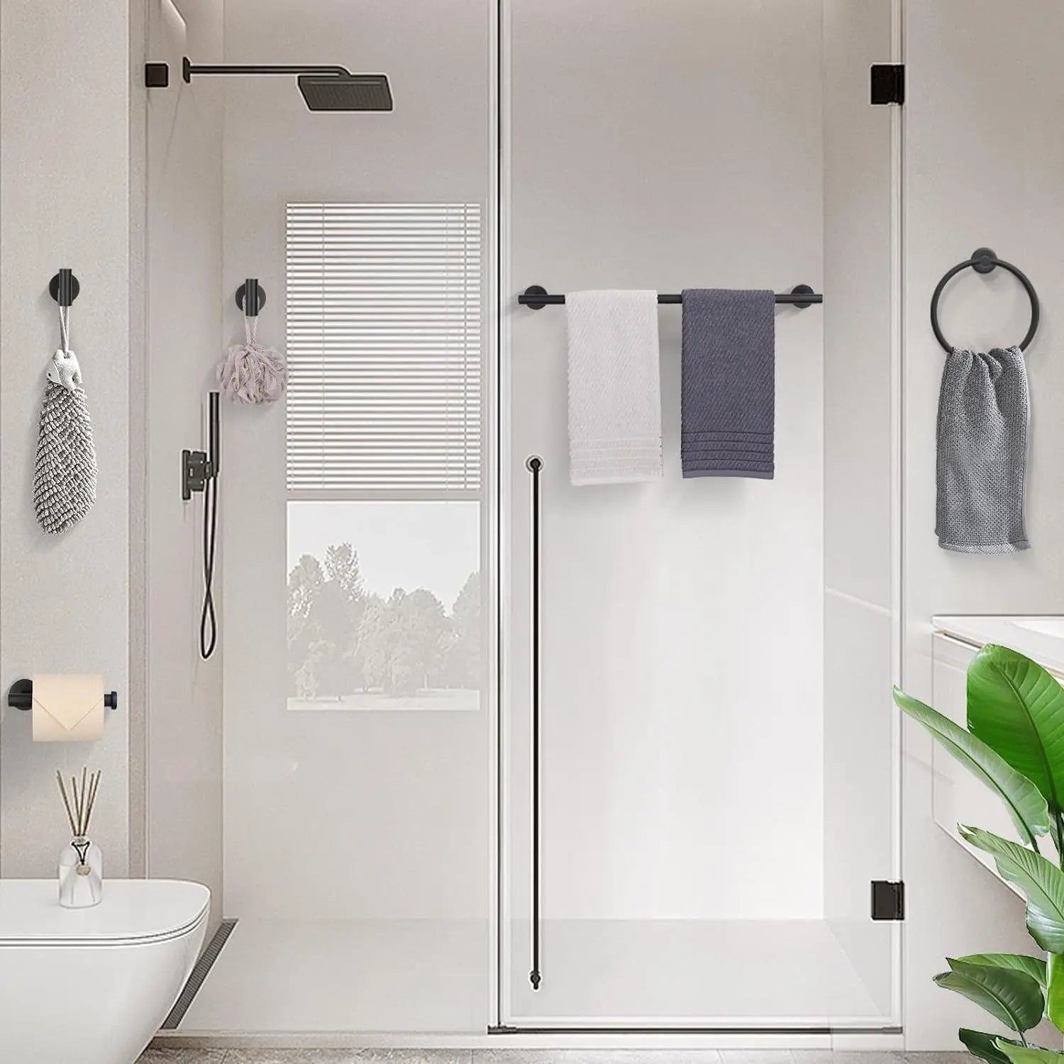 Aurora Bathroom Hardware Set