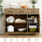 Haven Ridge Heritage Farmhouse Sideboard Buffet Cabinet