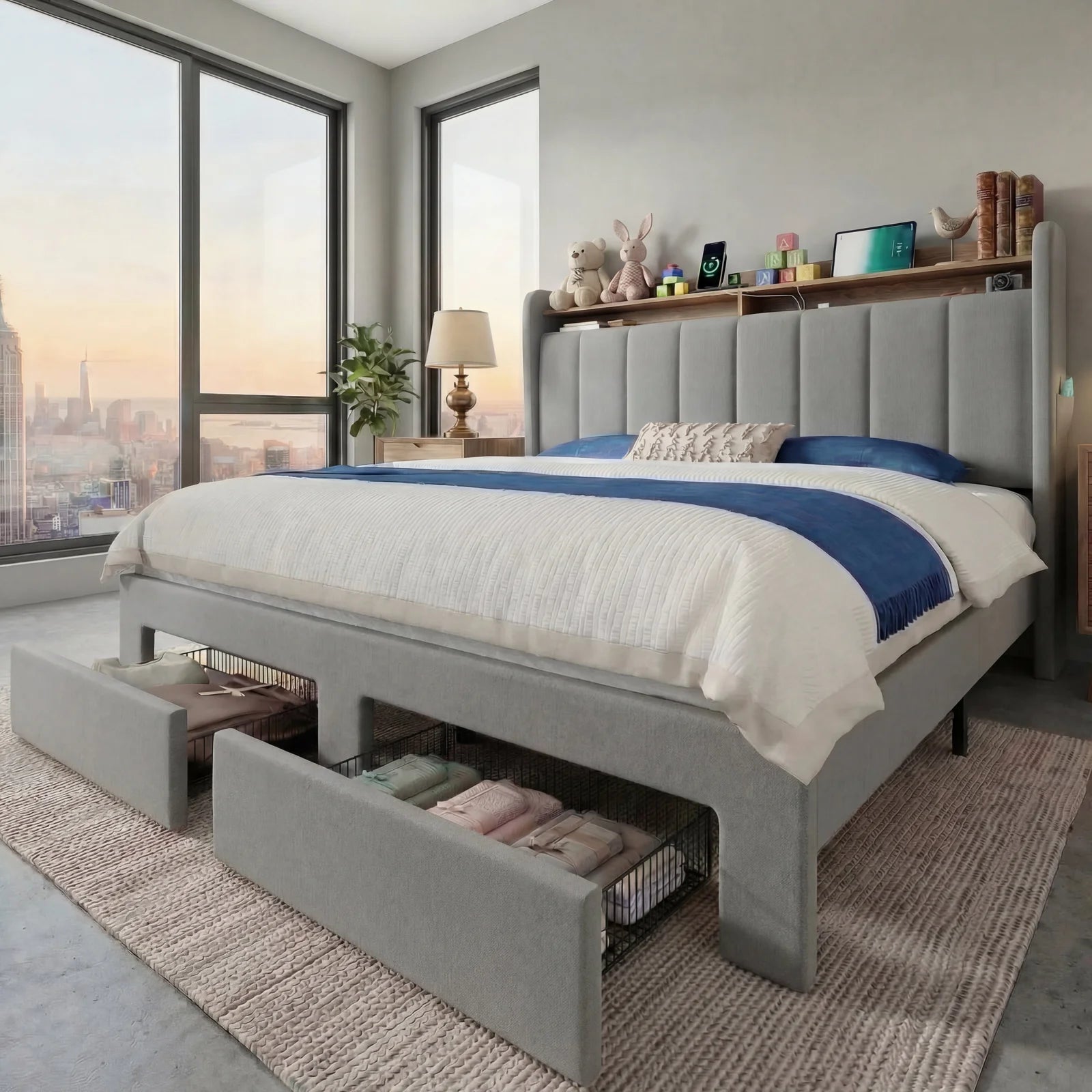 Havenridge Smart Storage Platform Bed Frame