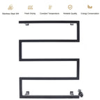 Noir Spa Wall-Mounted Heated Towel Rack