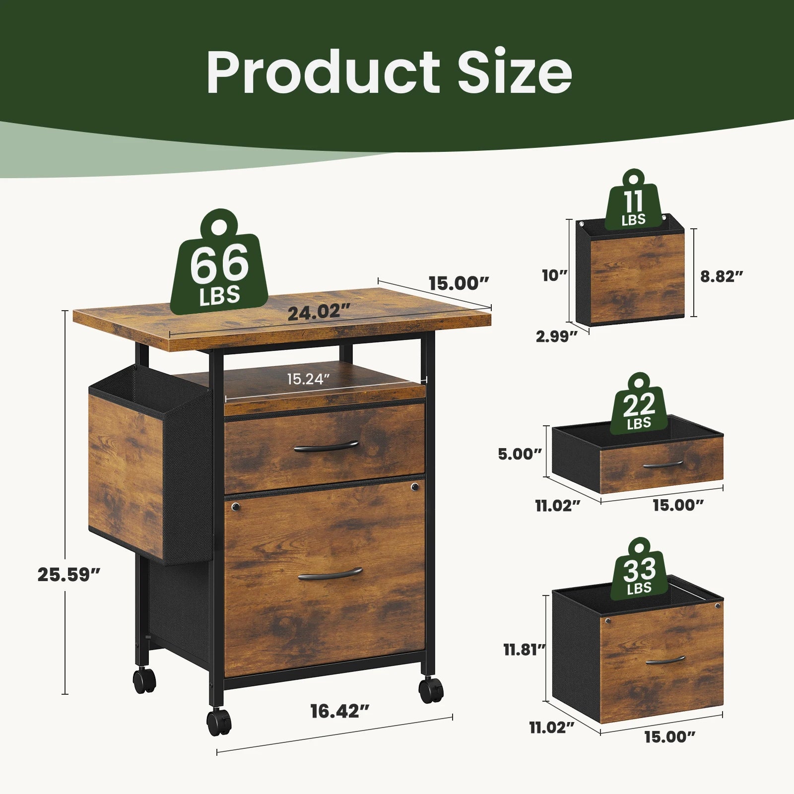 Ridgeview Mobile File Cabinet