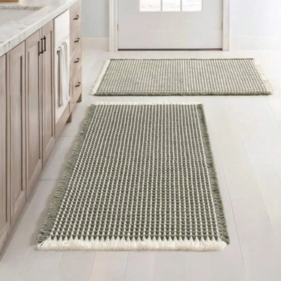 Haven Waffle Bath Rug Set