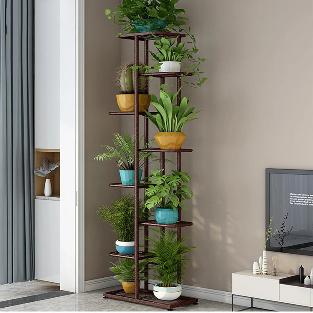 Haven Ridge 8-Tier Metal Plant Stand & Flower Display Rack