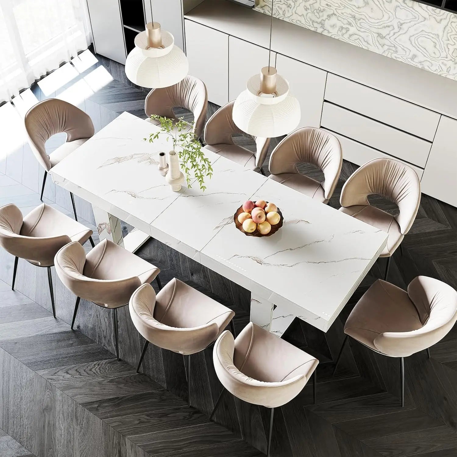 Heritage Ridge Extendable Farmhouse Dining Table