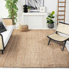 Sierra Natural Fiber Handwoven Jute Area Rug – 6' x 9'