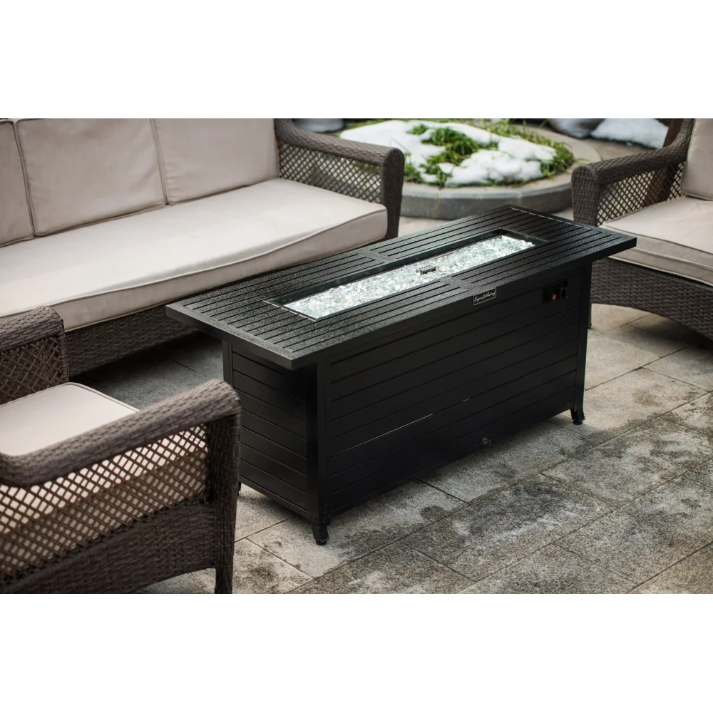 Stone Ridge 57-Inch Outdoor Propane Fire Dining Table