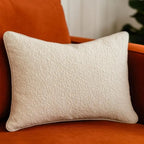 Willow Haven Ivory Textured Accent Pillow