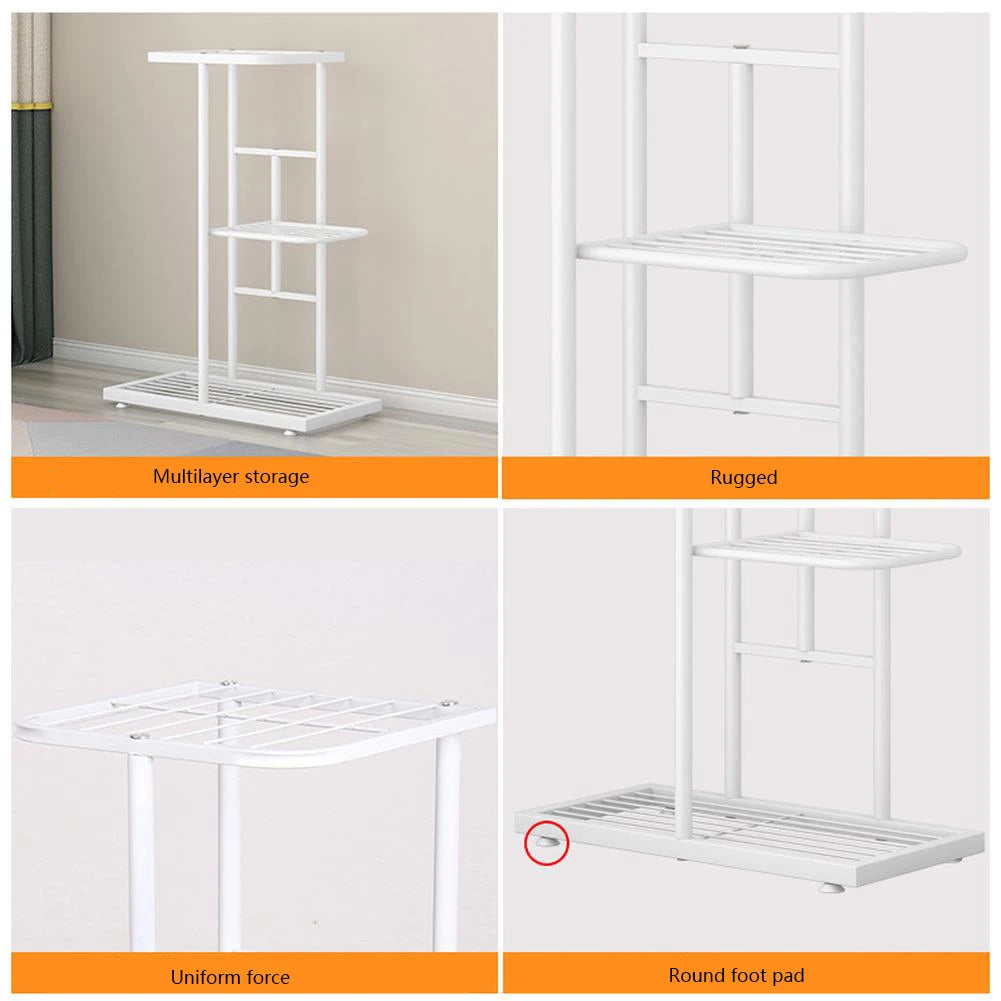 Haven Ridge 8-Tier Metal Plant Stand & Flower Display Rack