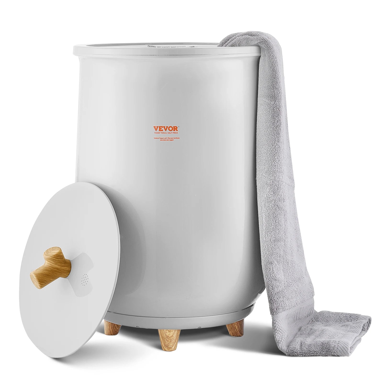 Serenity Spa Heated Towel Warmer Bucket with Aromatherapy