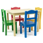 Wooden Toddler Activity Table & Chair Set