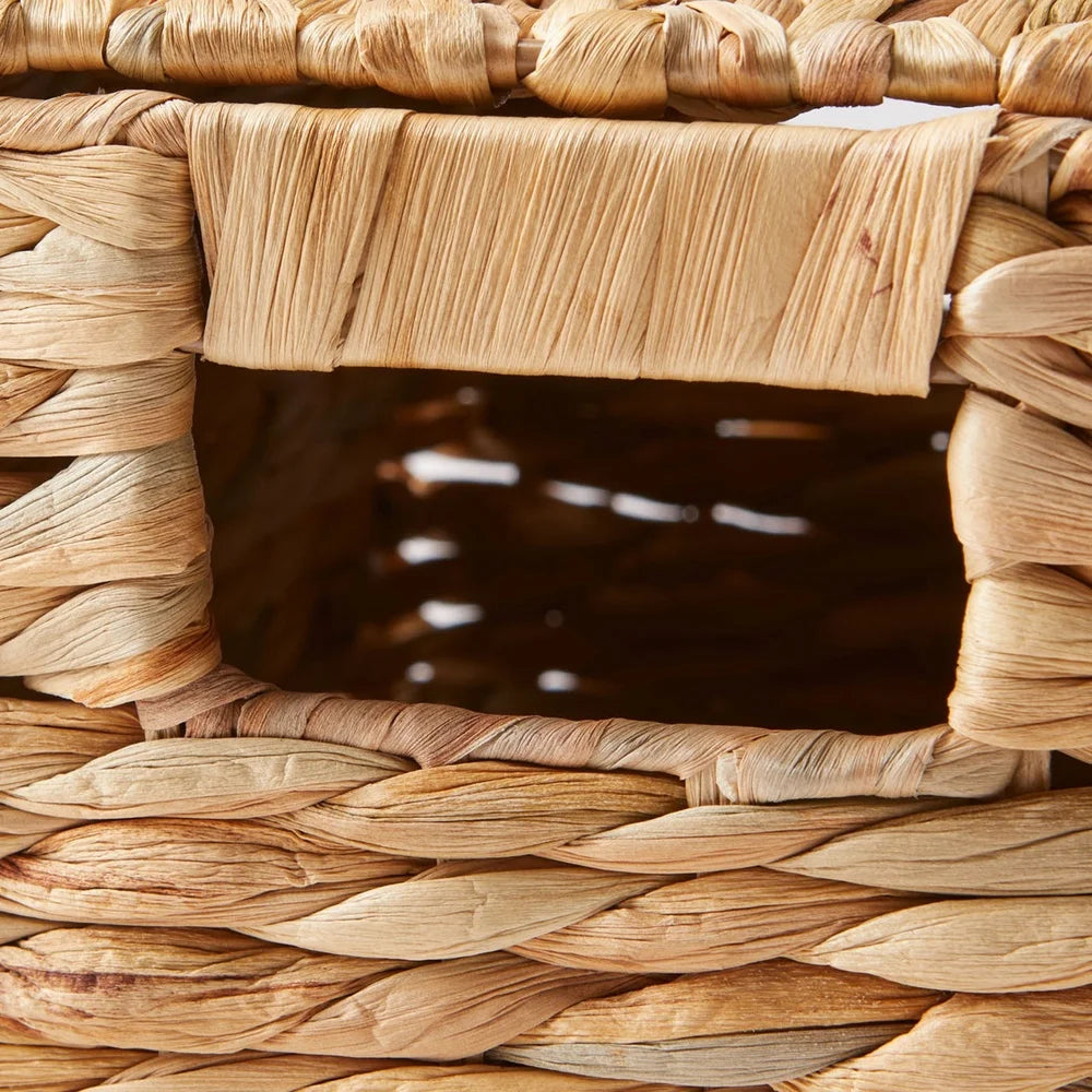 Willow Woven Hyacinth Storage Basket