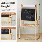 Tiny Land® Caramel Magnitales Easel for Kids