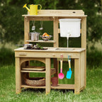 Tiny Land® Mud Kitchen - DuoPlay Outdoor Play Kitchen for Kids