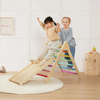 Tiny Land® 7-in-1 Rainbow Climbing Set with Play Pad