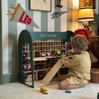 Toy Car Garage Storage - Natural