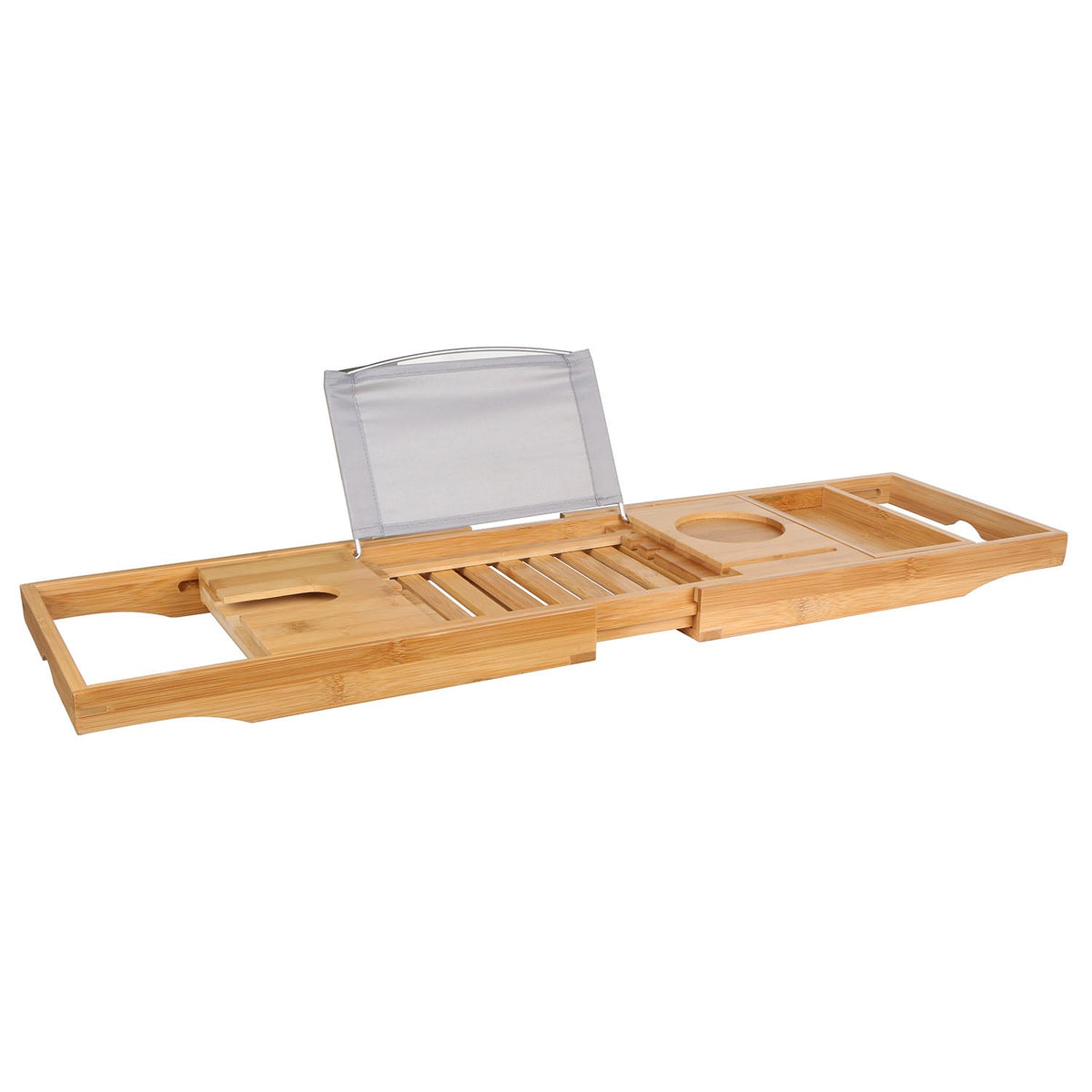 Extendable Bamboo Bathtub Caddy Tray